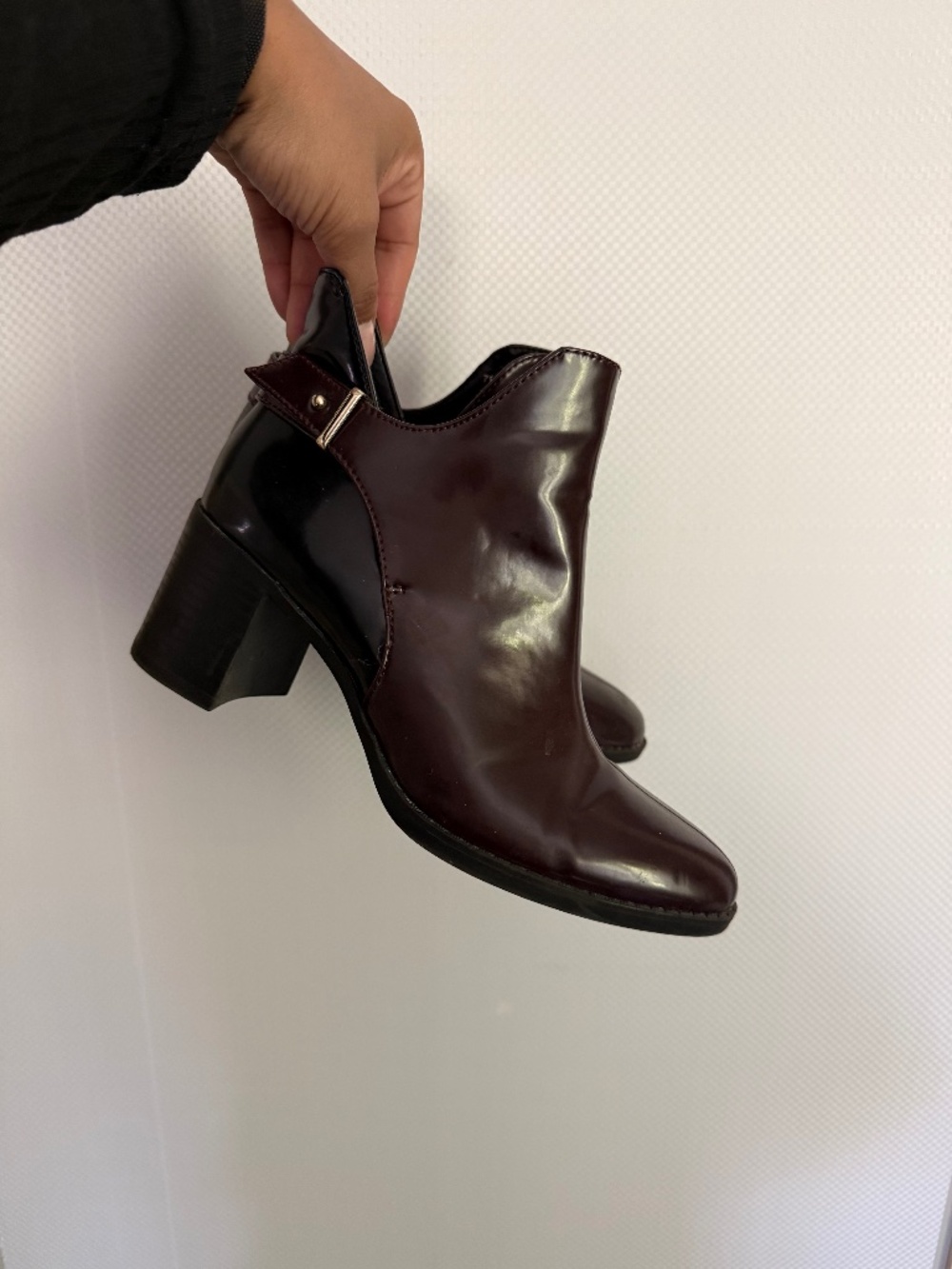 Zara two tone ankle boots